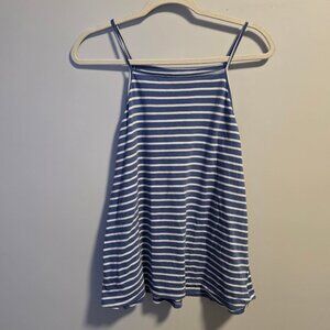 Old Navy Blue & White Striped Tank